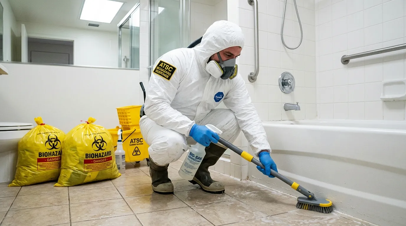 Decontamination equipment deployed for Blood Cleanup in Moody